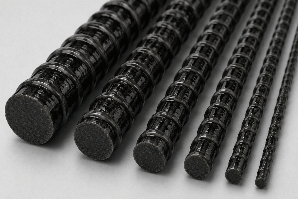 Basalt fiber reinforced polymer BFRP rebar